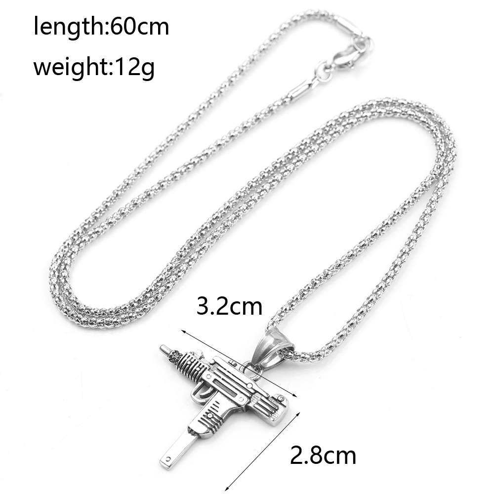 قلادة على شكل مسدس أوزي - مجوه - مراجعة Jewelry Making Equipment وسعره