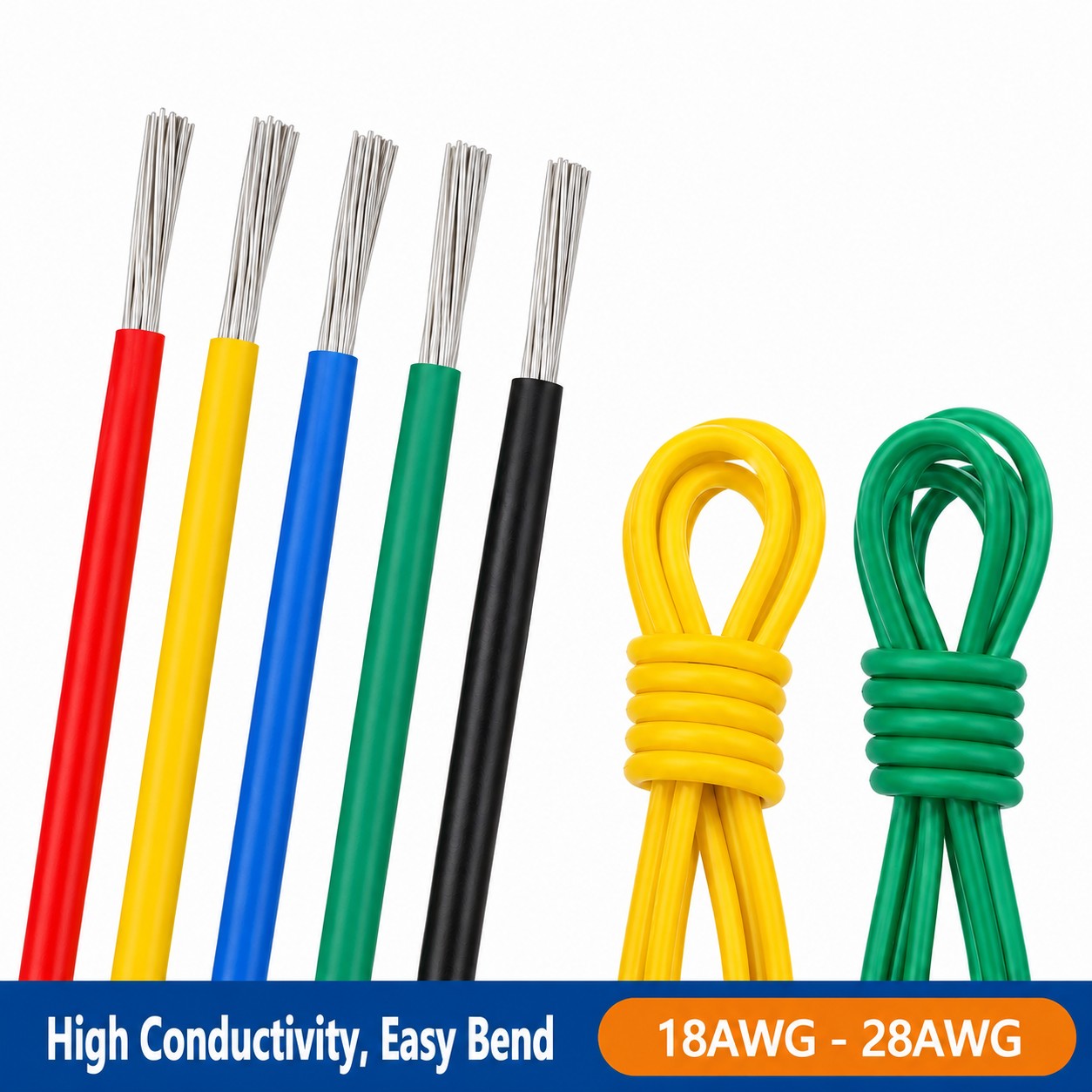 سلك كهربائي متعدد الجدائل 1/5  - مراجعة Wire 22 Gauge Copper وسعره